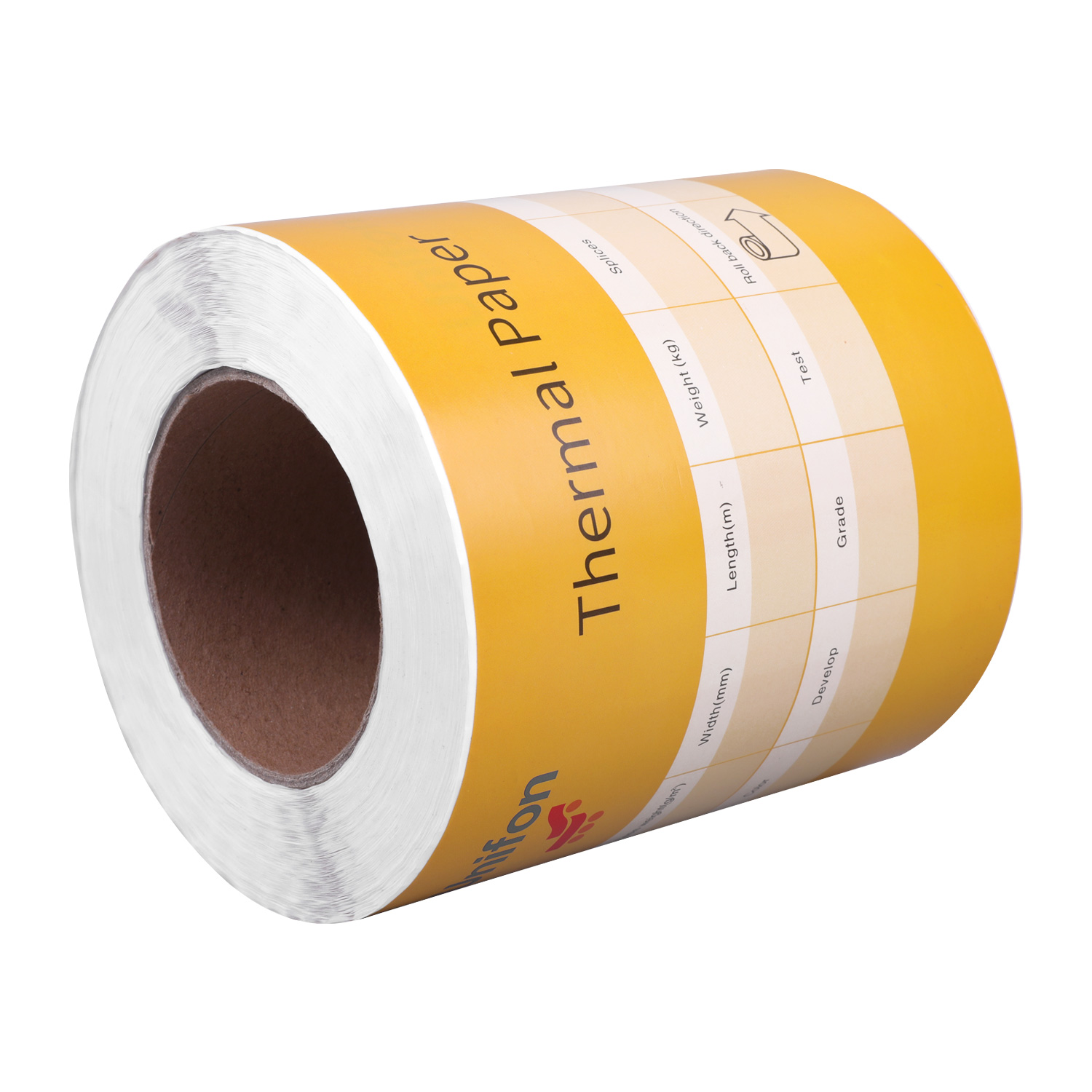 58 g 50 mm klarer Drucktext, lange Lagerzeit, Nachdruck-Thermopapierrolle