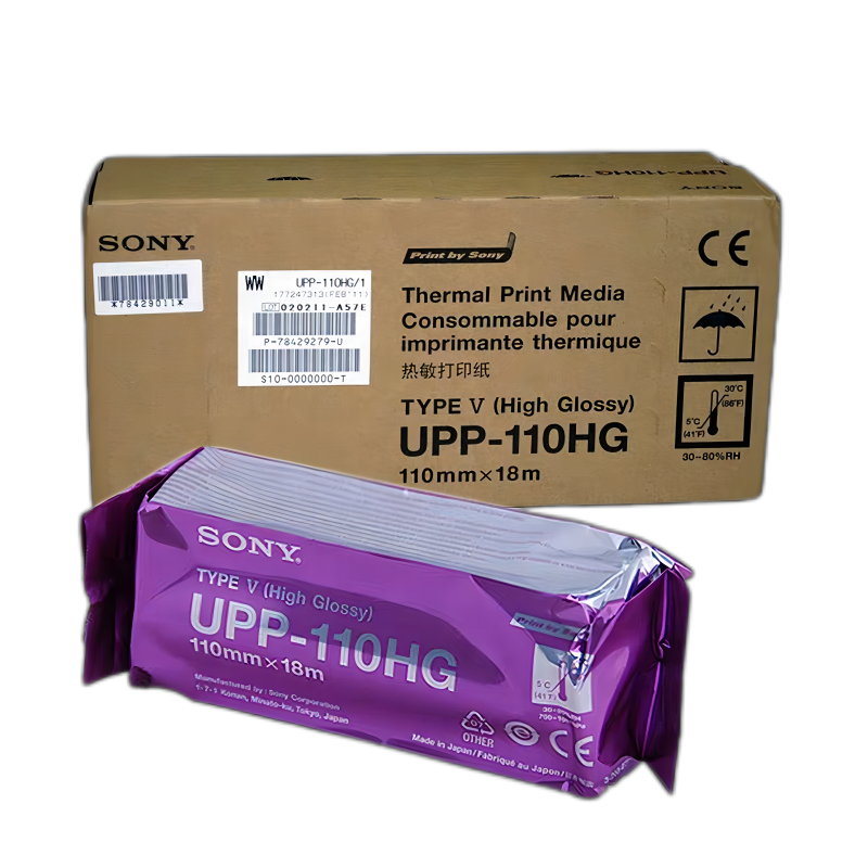 Hochglänzende 110HG-Ultraschall-Thermopapierrolle